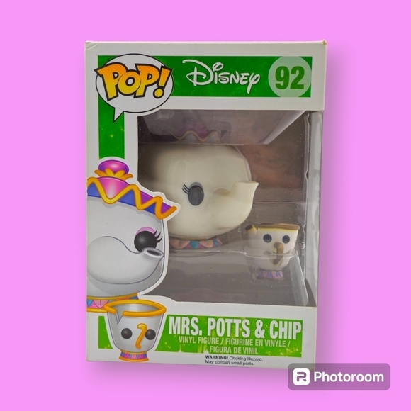 Funko Other - Funko POP! Disney Beauty & The Beast Mrs. Potts & Chip #92 Vinyl Figure